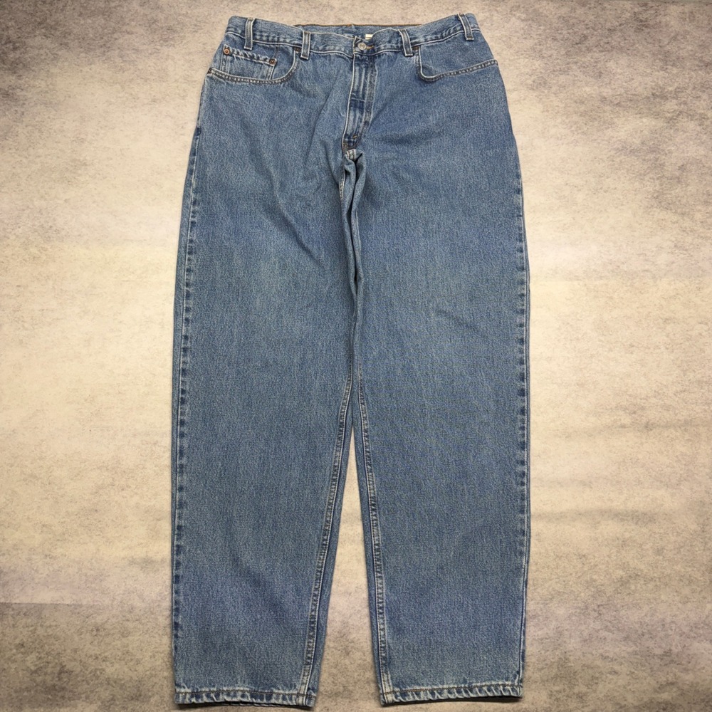Levi's 560 Loose Fit Tapered Leg Jeans Mens 38x32 Blue Denim Vintage Y2K Skater